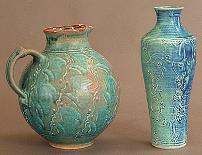 Ewer and Vase